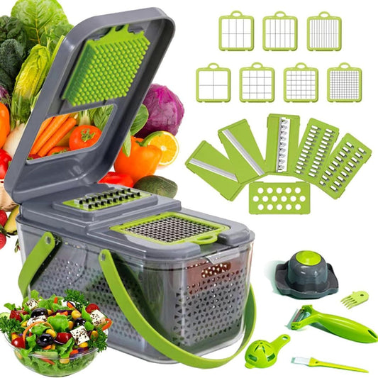🥦CORTADORA DE VERDURAS 22 en 1